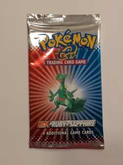 Pokemon EX RUBY & SAPPHIRE - Booster Pack (9 cards) Sceptile Artwork - Image 1