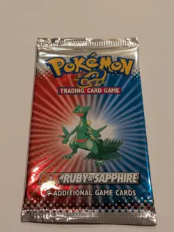 Pokemon EX RUBY & SAPPHIRE - Booster Pack (9 cards) Sceptile Artwork - Image 2