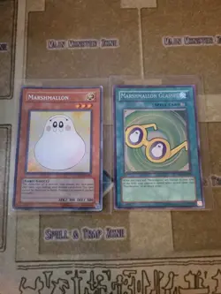 YUGIOH MARSHMALLON MP + MARSHMALLON GLASSES PP01 SECRET UNLIMITED ED VLP - Image 1