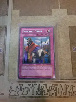 YUGIOH IMPERIAL ORDER PSV-104 SECRET UNLIMITED ED MP - Image 1