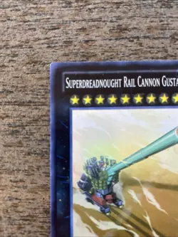 Yugioh! Superdreadnought Rail Cannon Gustav Max CT10-EN007 Super Limited Ed NM - Image 3