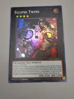 Yugioh 1x Eclipse Twins SUDA-EN047 Supreme Darkness 1st Edition NM - Image 2