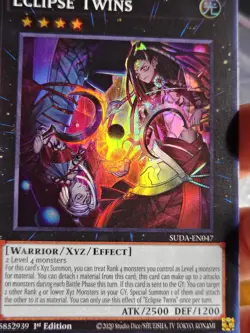 Yugioh 1x Eclipse Twins SUDA-EN047 Supreme Darkness 1st Edition NM - Image 3