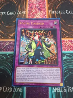 Yugioh You're Finished DUNE-EN080 Ultra Rare 1st Edition Near Mint - Image 1
