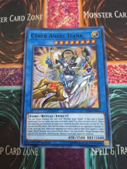Yugioh Cyber Angel Izana LED4-EN012 Super Rare 1st Edition Near Mint - Image 1