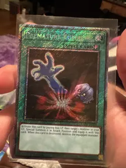 YuGiOh! Premature Burial - RA03-EN103 - Platinum Secret Rare 1st Edition - NM/M - Image 1