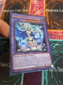 Yugioh Gem-Knight Lady Rose Diamond MP24-EN157 Ultra Rare 1st Edition Near Mint - Image 2