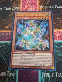 Yugioh Chaos Mirage Dragon MP24-EN170 Ultra Rare 1st Edition Near Mint - Image 1