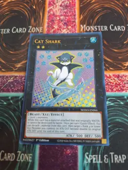 Yugioh Cat Shark MAMA-EN066 Ultra Rare 1st Edition Near Mint - Image 1