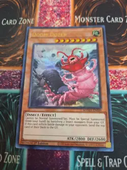 Yugioh Doom Dozer MAMA-EN049 Ultra Rare 1st Edition Near Mint - Image 1