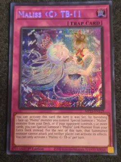 Yugioh Maliss C TB-11 MP25-EN129 1st Edition Prismatic Secret Rare NM - Image 1