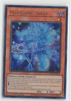 YuGiOh Rarity Collection II Foil Ultra Rare #RA02-EN014 Magicians' Souls - Image 1