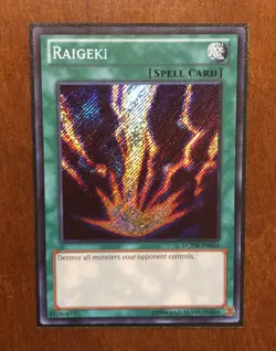 Yugioh - Raigeki LCYW-EN054 - Secret Rare - (NOT LOB) - NM - Image 1