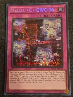 Yugioh! TCG - Maliss C GWC-06 - Prismatic Secret Rare -2025 Mega-Pack MP25-EN128 - Image 1