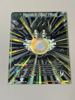 Dragon Ball Super Card Game Vegeta's Final Flash IAR Foil Card BT9-133 - Image 3