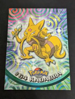 Kadabra #64 - BLACK Logo - NON-HOLO - SERIES 1 - TOPPS Pokemon Card - NM 1x - Image 1