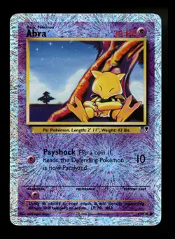 Abra 67/110 Legendary Collection 2002 Reverse Holo Pokemon Card TCG - Image 1