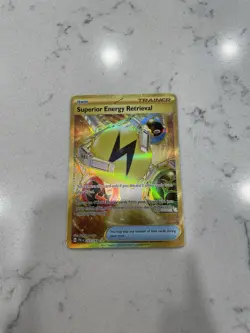 Pokemon Superior Energy Retrieval Gold Trainer Card - Sword & Shield 277/193 - Image 1