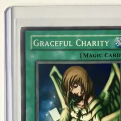 Yu-Gi-Oh TCG Graceful Charity SDP-040 Unlimited Super Rare Card (LP) - Image 2
