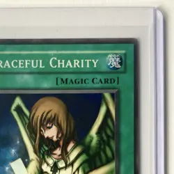 Yu-Gi-Oh TCG Graceful Charity SDP-040 Unlimited Super Rare Card (LP) - Image 4