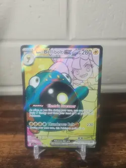 Iono's Bellibolt EX Holo-Pokemon TCG Card 172/159 SV Journey Together Ultra Rare - Image 1