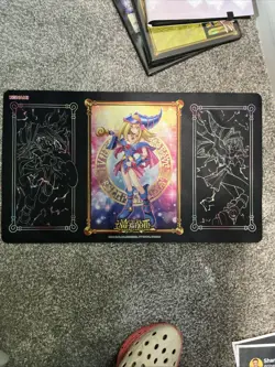 Official 2020 Konami “Yu-Gi-Oh” Dark Magician Girl Trading Card Game Mat - Image 1