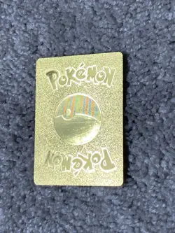 Pokemon Obelisk the Tormentor GX HP400 Rare Gold Accents Foil Fan Art Card - Image 3