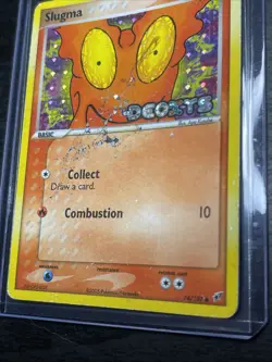 POKEMON SLUGMA #74/107 UNCOOMON EX DEOXYS STAMPED HOLOFOIL CARD - Image 2