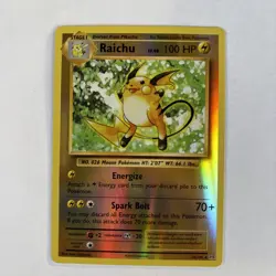 Raichu 36/108 Reverse Holo Rare XY Evolutions Official TCG Pokemon Card Mint - Image 1