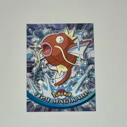 2000 Topps Pokemon Card Magikarp #129 TV Animation Vintage Series Blue Logo LP - Image 1