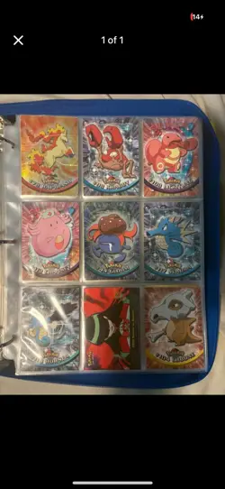 POKEMON Topps Lot Of (9) Cards - Image 1