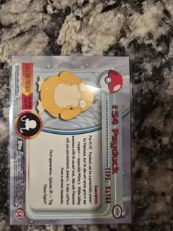 Beautiful Topps Chrome Pokemon Card Psyduck #54 - Near Mint Or Better - Image 2