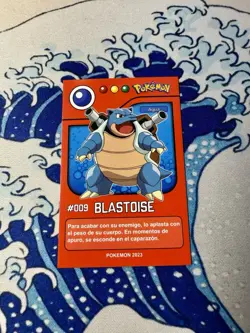 CARD POKEMON POKEDEX EC VOL. I #009 BLASTOISE 2023 Kanto PERU South America TCG - Image 1