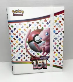 New Pokemon Tcg Card Game Scarlet And Violet 151 MEW BINDER ONLY US SELLER - Image 1