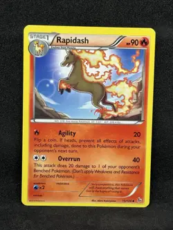 Rapidash 15/106 - Pokemon XY Flashfire Uncommon Card - Image 1