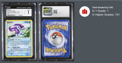 CGC 1 Suicune Holo 2005 Black Star Promos 30 Holo Rare Pokemon Card POP 1 psa - Image 3
