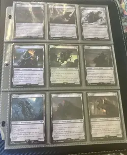 Nazgul Showcase Scrolls NonFoil Complete Set Cards Magic The Gathering Must Sell - Image 1