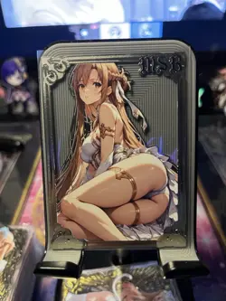 Goddess Story Metal Card Serialized Anime Waifu Asuna - Image 1