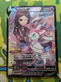 Pokemon Card - Sylveon V Brilliant Stars Trainer Gallery TG14/TG30 Ultra Rare NM - Image 1
