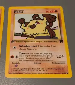 3-1999 Pokemon 1st Edition GERMAN WOTC-Rocket- Neo Revelation -3 Card Lot-LOOK- - Image 4