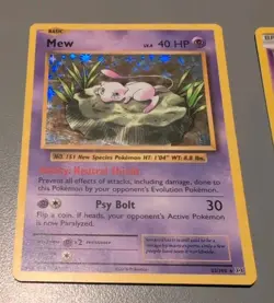 3-Pokemon Mew Evolutions-Celebrations 3 Card Holo Lot-Pack Fresh Unplayed Cond. - Image 5