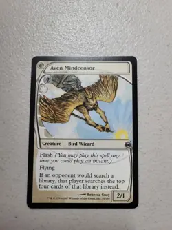 MTG Magic the Gathering Aven Mindcensor (18/180) Future Sight LP Free Shipping - Image 1