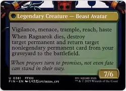 MTG Final Fantasy Fang, Fearless l'Cie Borderless (Uncommon) - Image 2