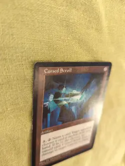 Cursed Scroll - Tempest - Magic (MTG) - Moderately Played - Regular Rare - Image 2