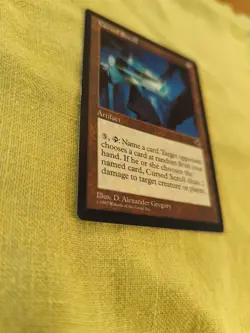 Cursed Scroll - Tempest - Magic (MTG) - Moderately Played - Regular Rare - Image 5