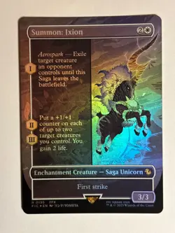 Summon: Ixion (Borderless FOIL) Commander: FINAL FANTASY - MTG - Image 1