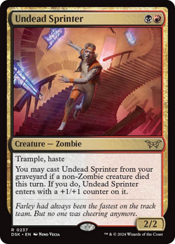 Undead Sprinter [Duskmourn: House of Horror] Magic MTG - Image 1