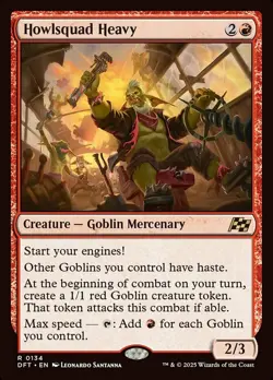 4x MTG Howlsquad Heavy, NM-Mint, English Aetherdrift - Image 1