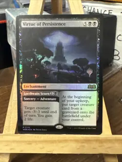 MTG *Virtue of Persistence foil (promo pack) X1* (NM) Wilds of Eldraine Magic - Image 1