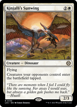Kinjalli's Sunwing #130 | NM | The Lost Caverns of Ixalan Commander Magic MTG - Image 1